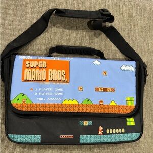 Nintendo Super Mario Bros. Blue and Black Bag